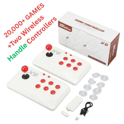 Krown™ 20,000+ Games, 23 Emulators, 4K HDMI, Dual 2.4G Wireless Controllers, 64GB