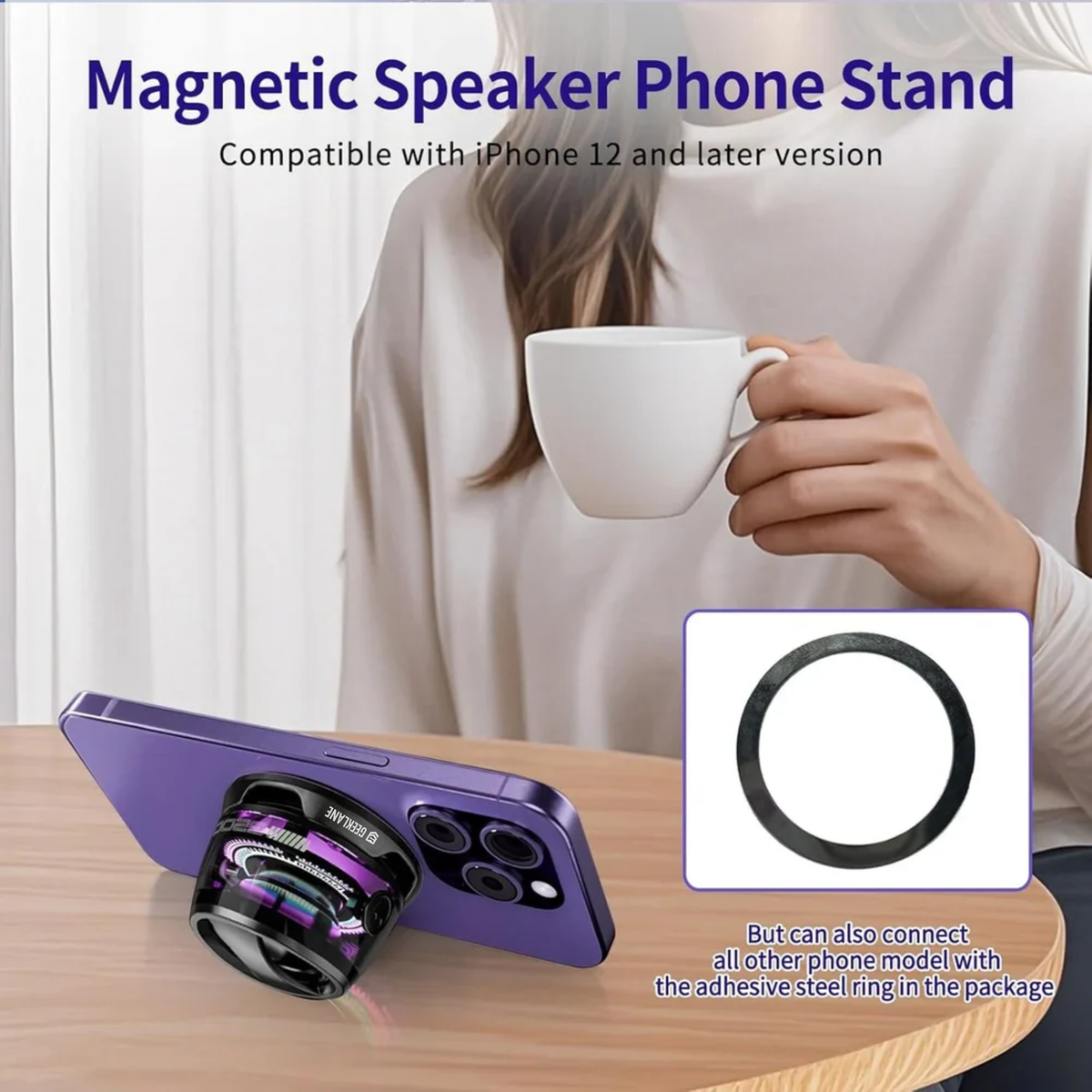 Voxa: Bluetooth Speaker with Magsafe Magnetic Mount