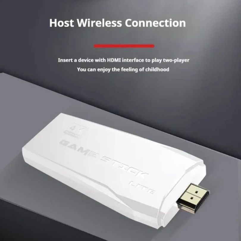 Krown™ 20,000+ Games, 23 Emulators, 4K HDMI, Dual 2.4G Wireless Controllers, 64GB