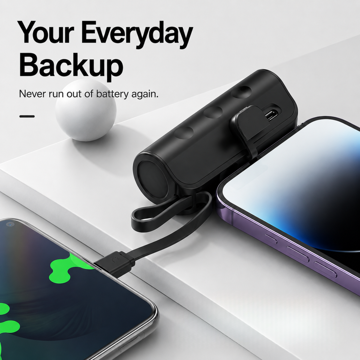 Pocky: Mini 5000 mAh Pocket Power Bank
