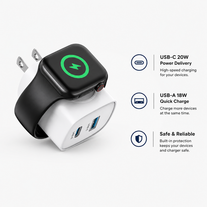 PowerSnap 3 in 1 - Magnetic Fast Charge Hub