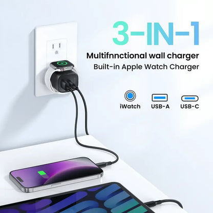 PowerSnap 3 in 1 - Magnetic Fast Charge Hub